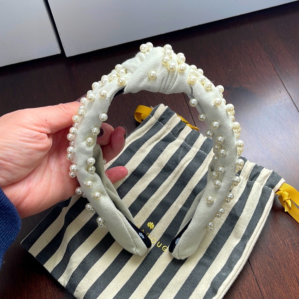 Lele Sadoughi Pearl Headband